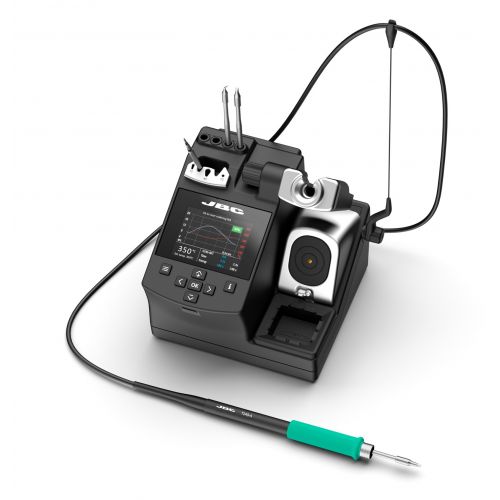 JBC CDE-2BQA General Purpose Soldering Station with T245-A Handpiece and Soldering Assistant