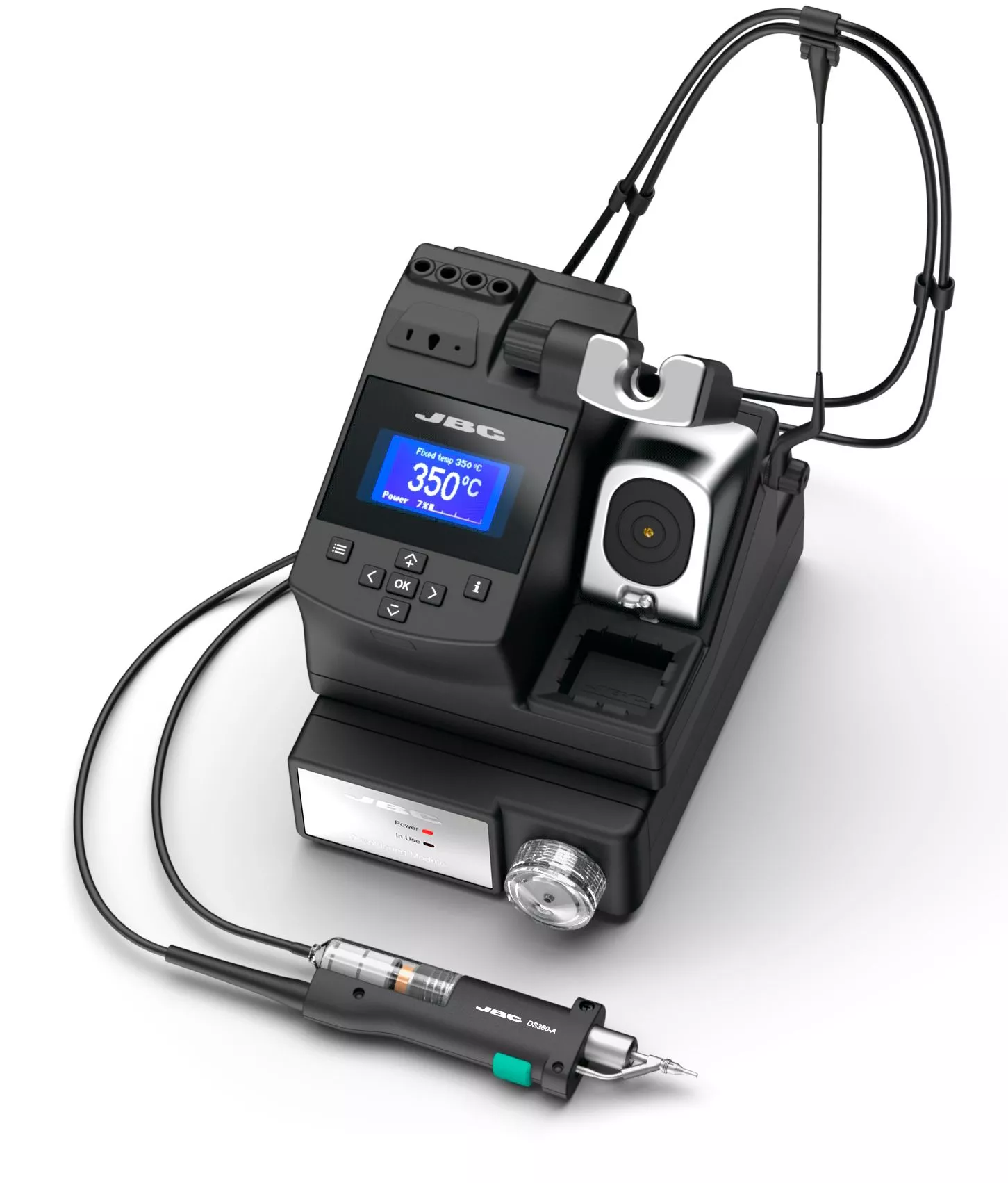 JBC CS-2F Desoldering Station with Electric Pump and DS360-A Micro Desoldering Iron